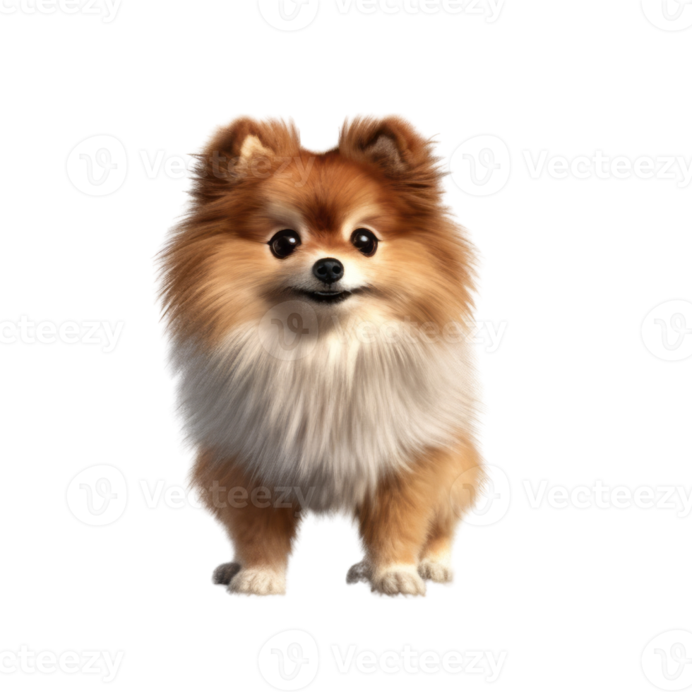 Illustration painting of cute dog isolated transparent background, Digital art, , png