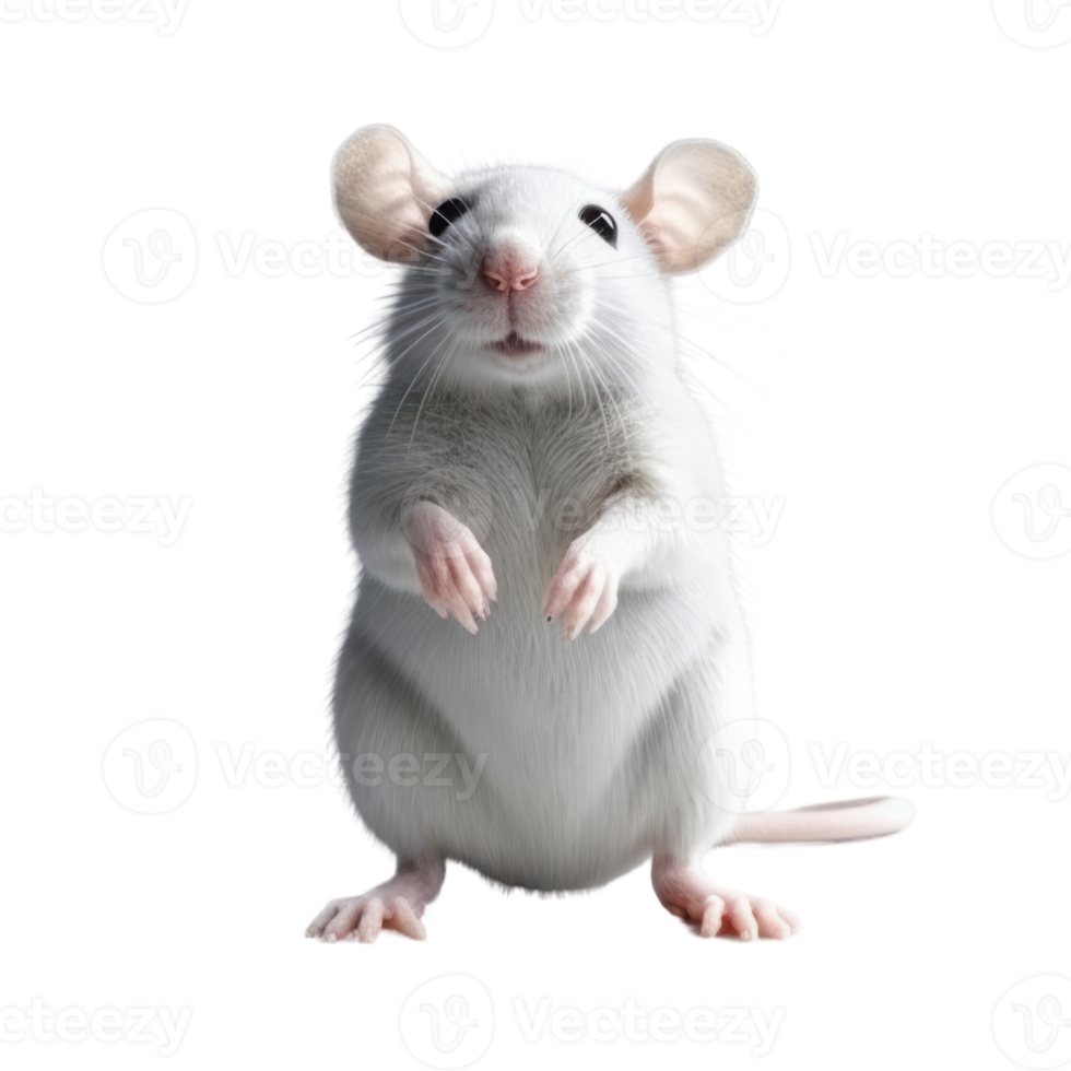 Illustration painting of cute rat isolated transparent background, Digital art, , png