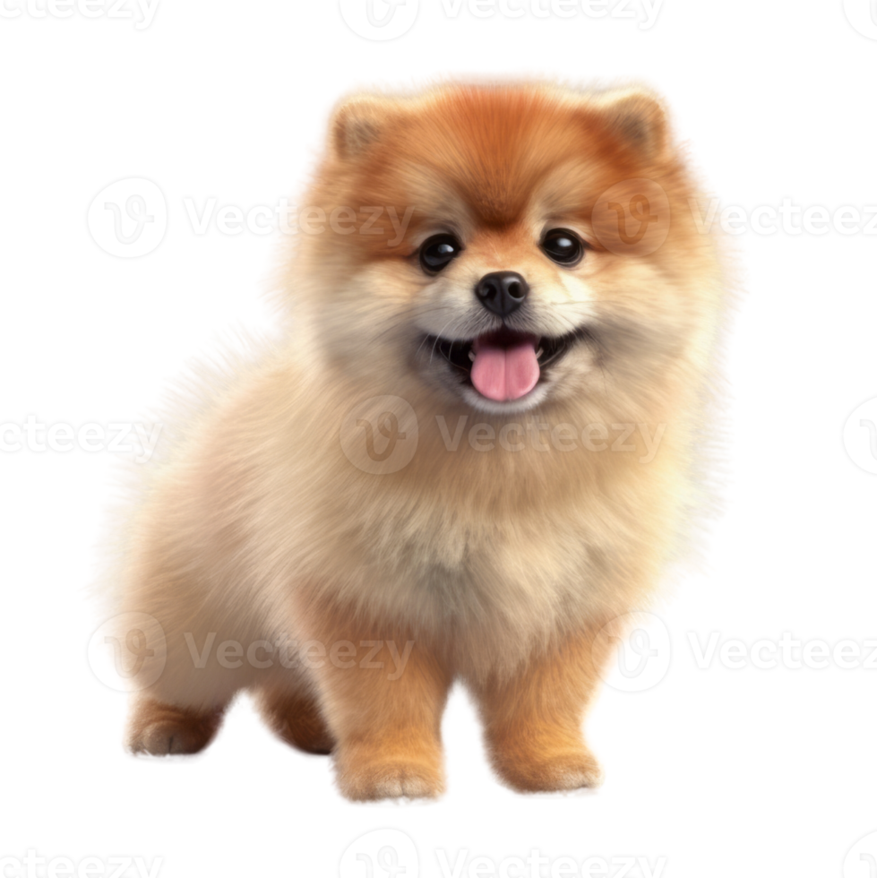 Illustration painting of cute dog isolated transparent background, Digital art, , png