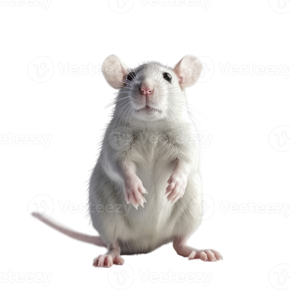 Illustration painting of cute rat isolated transparent background, Digital art, , png