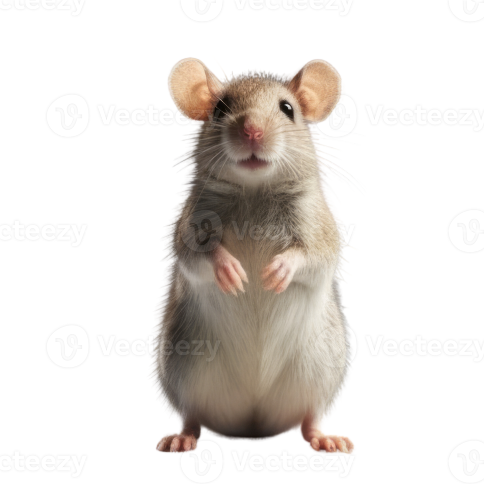 Illustration painting of cute rat isolated transparent background, Digital art, , png