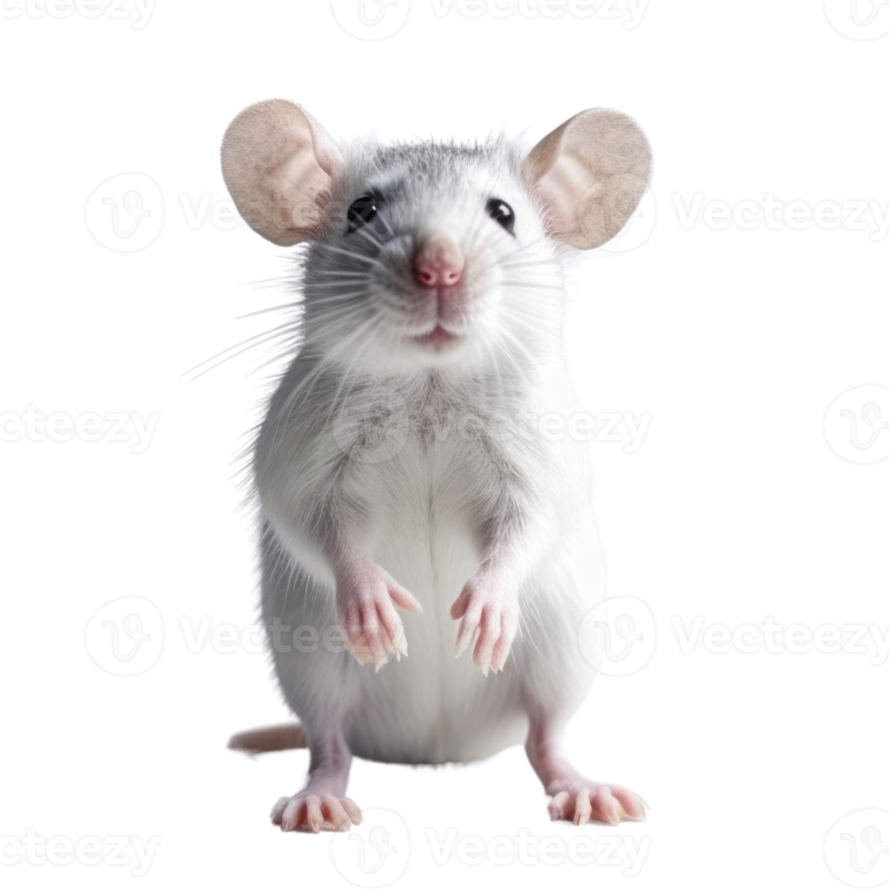 Illustration painting of cute rat isolated transparent background, Digital art, , png