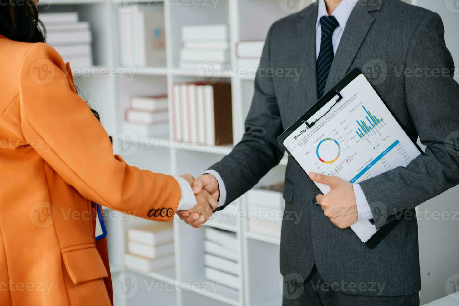 Business People. Successful Business Partner Shaking Hands in th