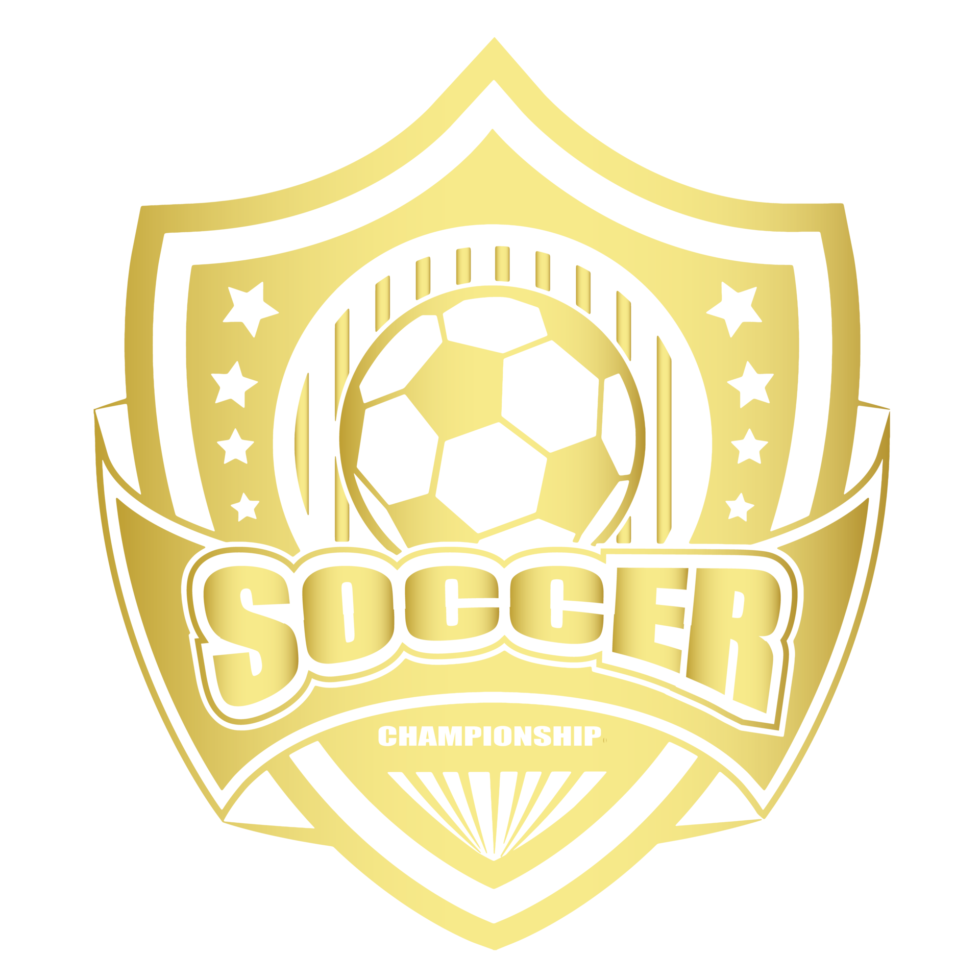 Illustration of golden soccer logo or symbol 24675068 PNG