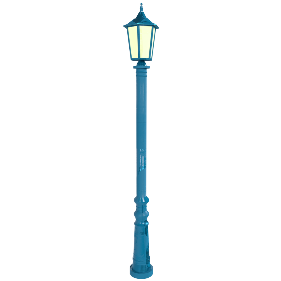 3d le rendu de rue lampe png