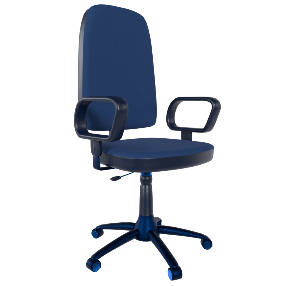 Representación 3D de silla de oficina png