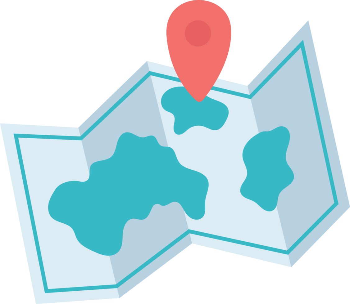 mini mapa com PIN ponteiro png