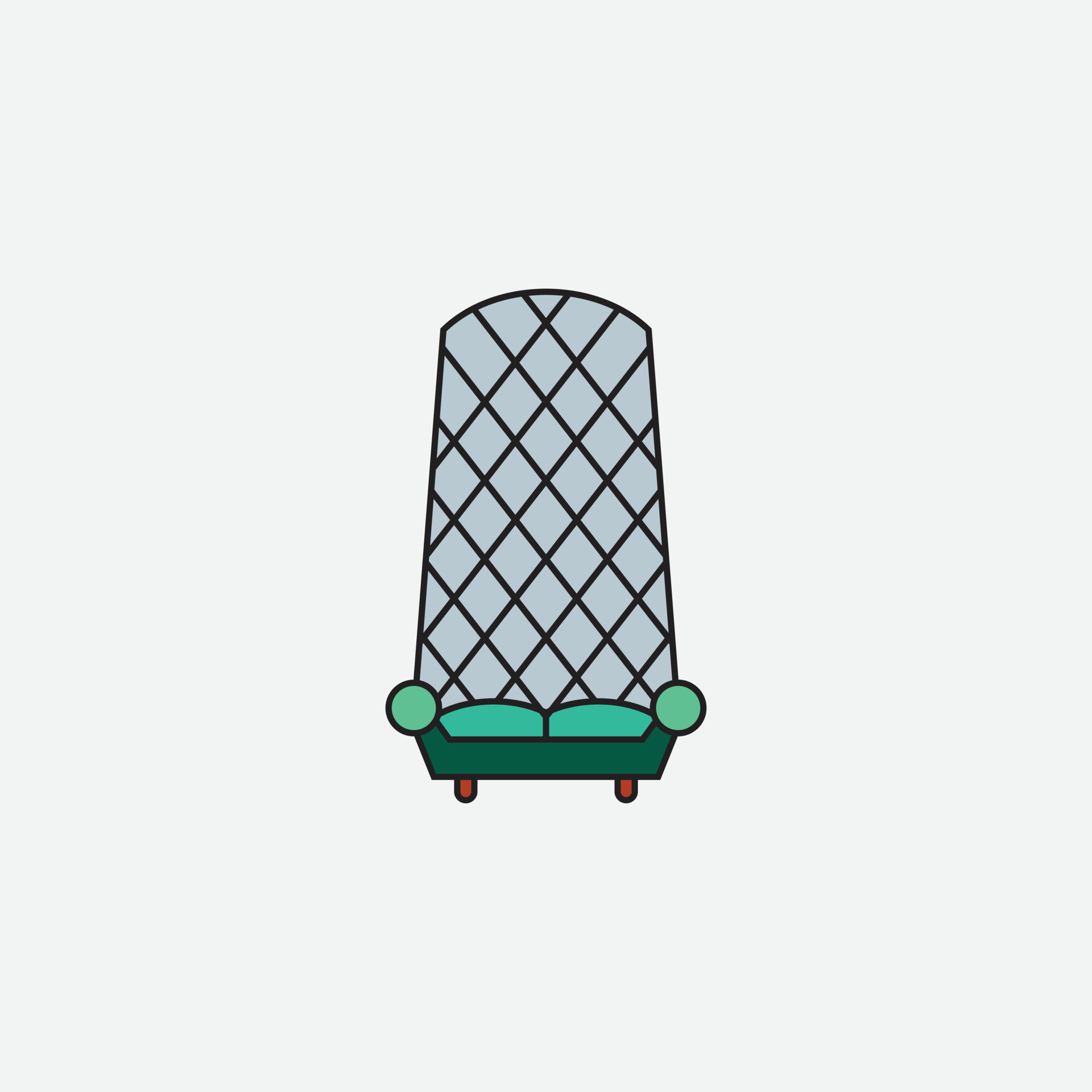 elegant king chair logo icon. 24675316 Vector Art at Vecteezy