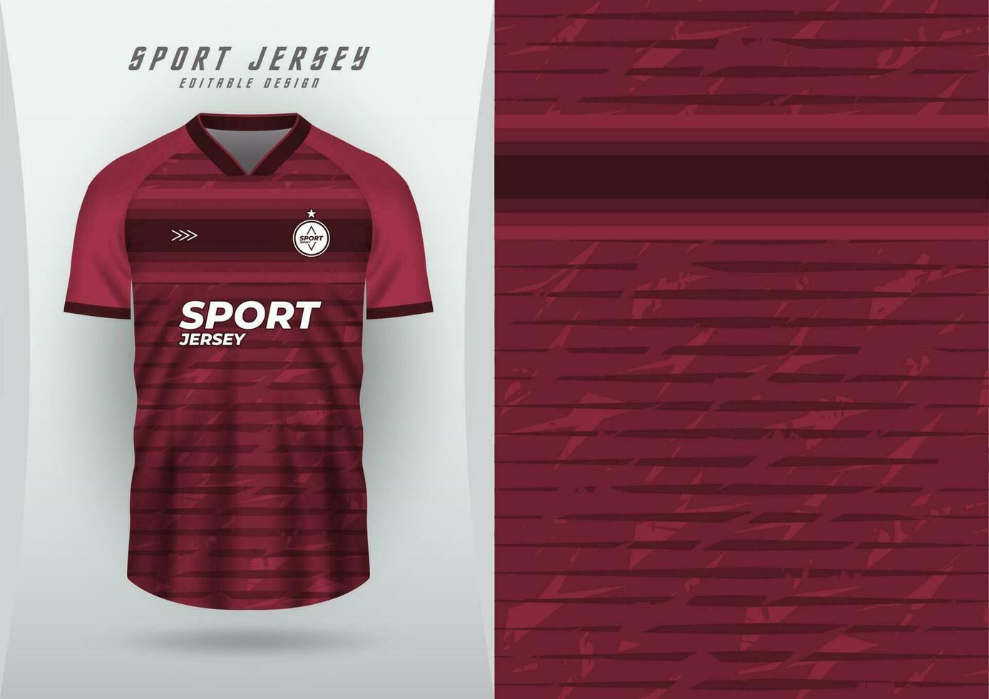 Background for sports jersey, soccer jersey, running jersey, racing jersey, pattern, blood red, crimson stripe with design. vector