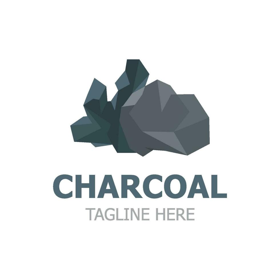 Charcoal wood burning flat pile vector illustration isolated on white background resources of nature icon for industrial design