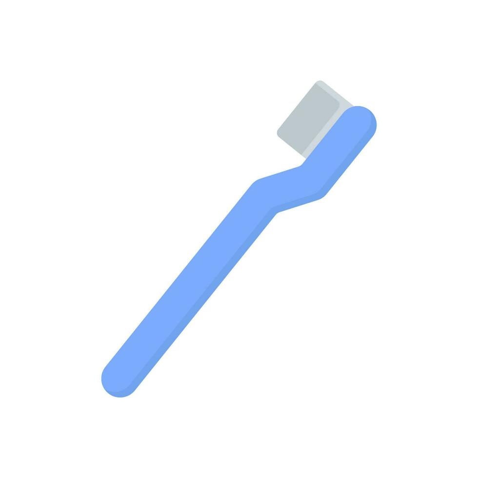 cepillo de dientes icono plano estilo vector