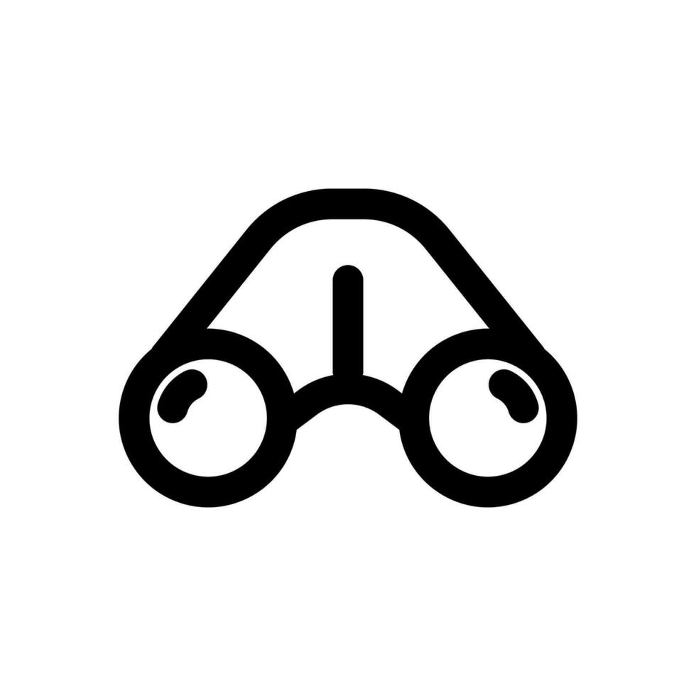 binocular icon line style vector 24676272 Vector Art at Vecteezy