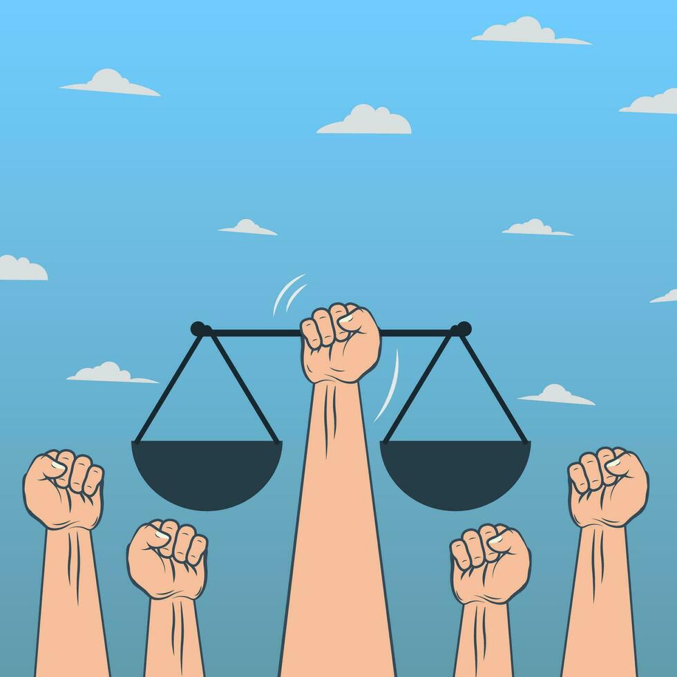 Civil Rights Act vector illustration