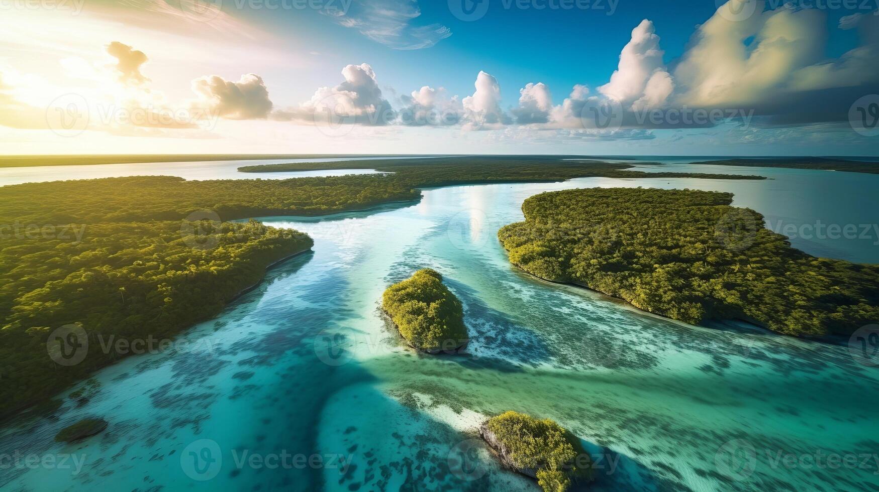 breathtaking see of the blue sea. Creative resource, photo
