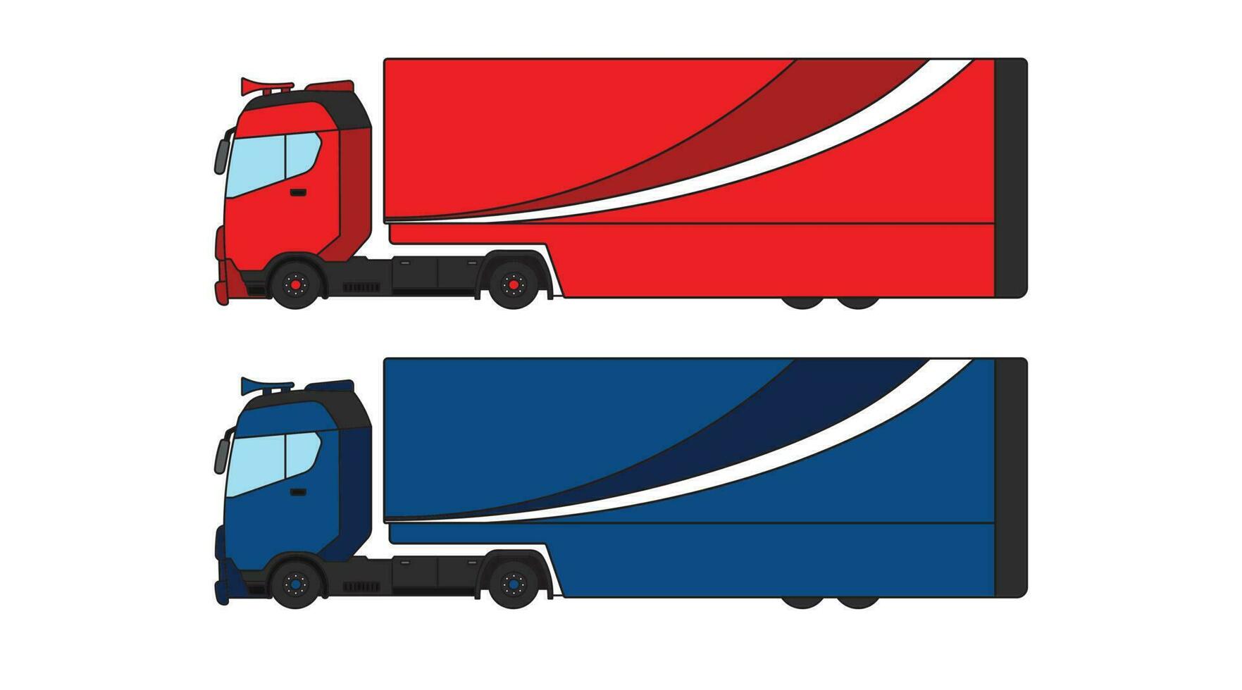 Vector illustration color children construction car transporter trucks clipart