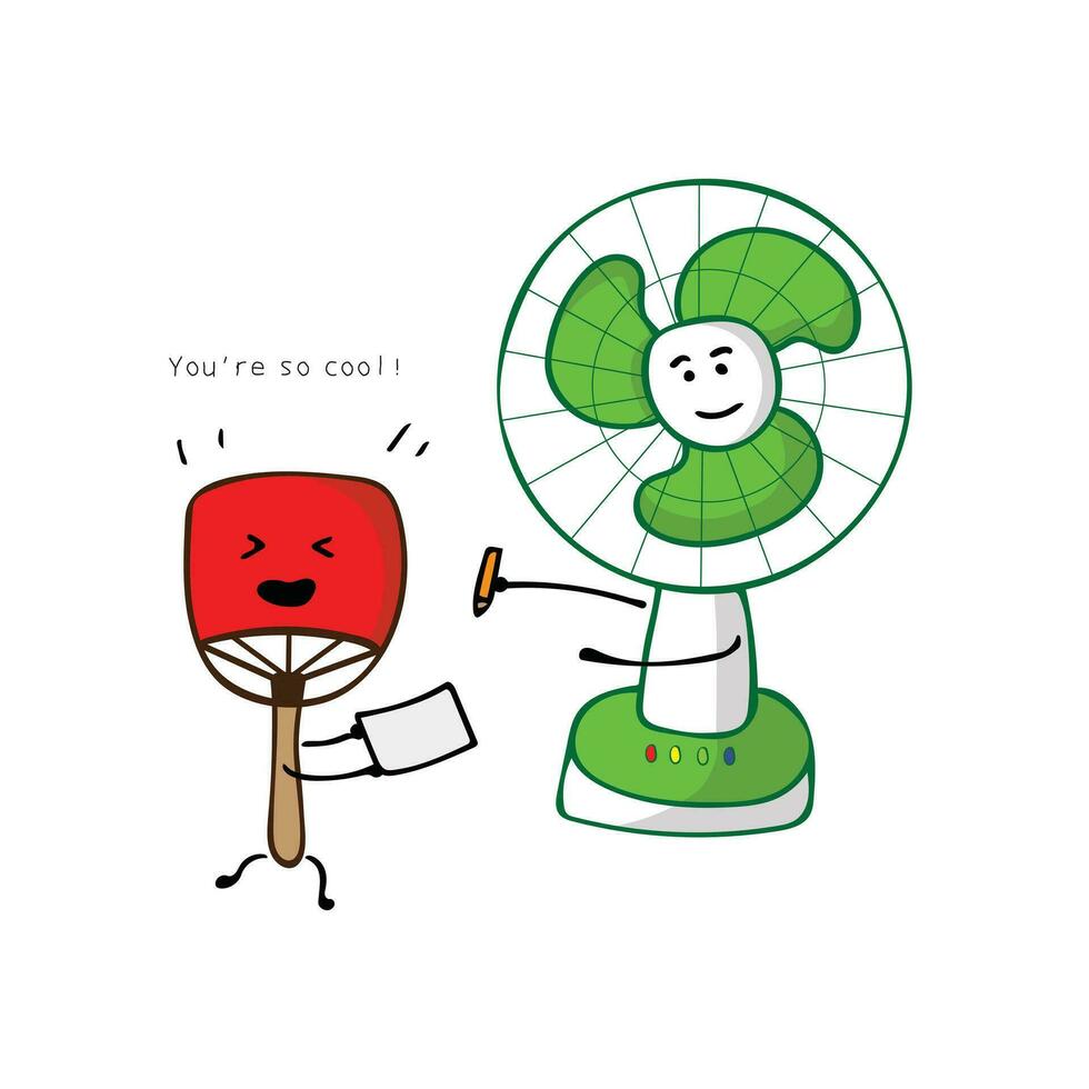 funny fan Mascot Character Vector illustration color children cartoon clipart 24677377 Vector