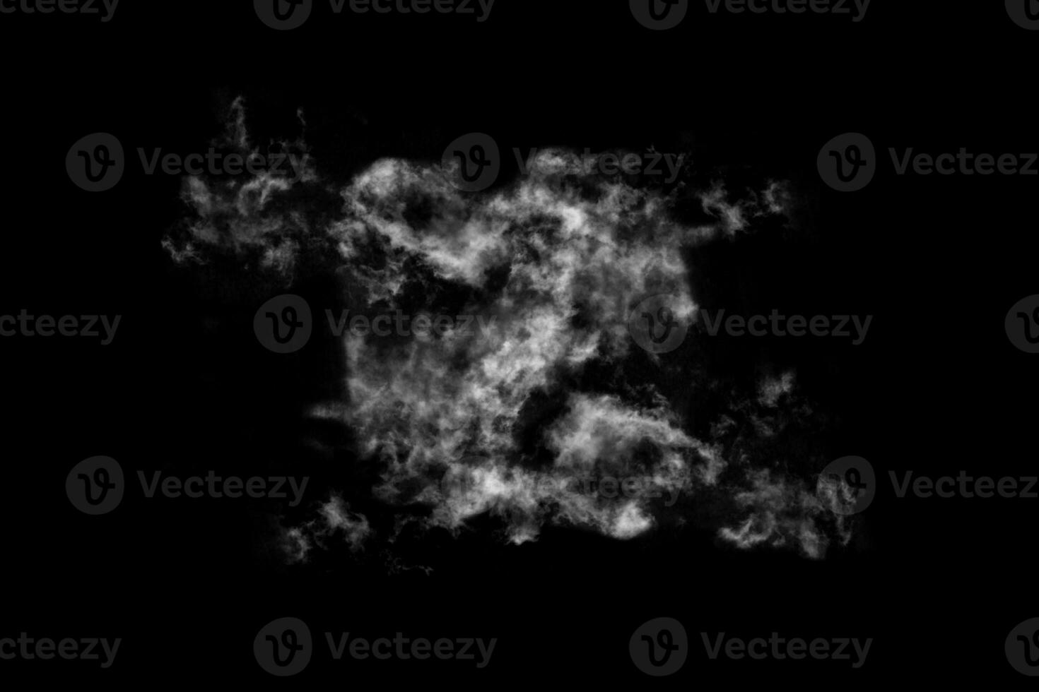 Textured Smoke,Abstract black,isolated on black background photo