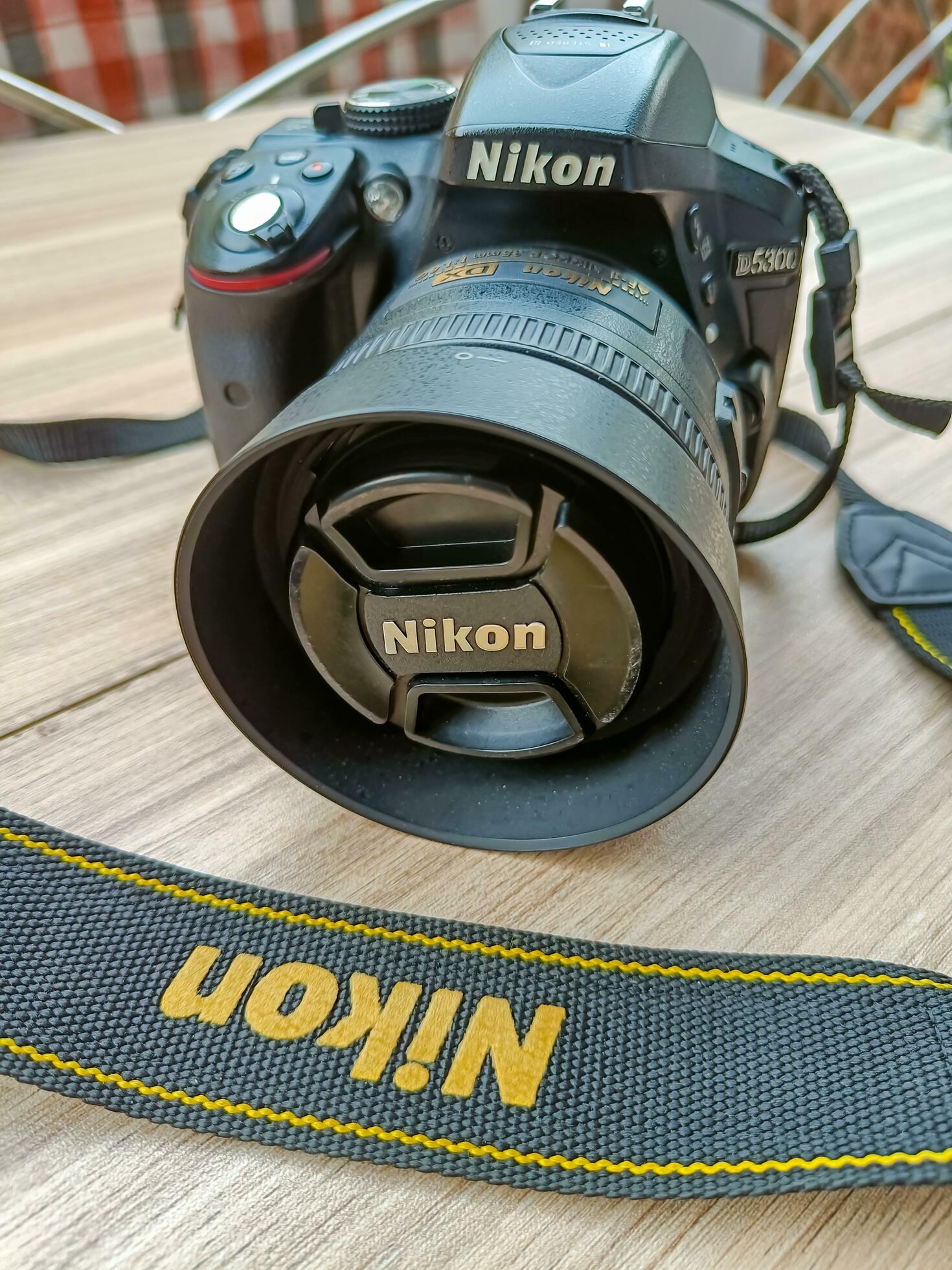 New Delhi, India, May 28 2023 - Nikon D5300 camera with 35mm f2.8 prime  lens on plain background, Nikon DSLR camera shoot 24682531 Stock Photo at  Vecteezy