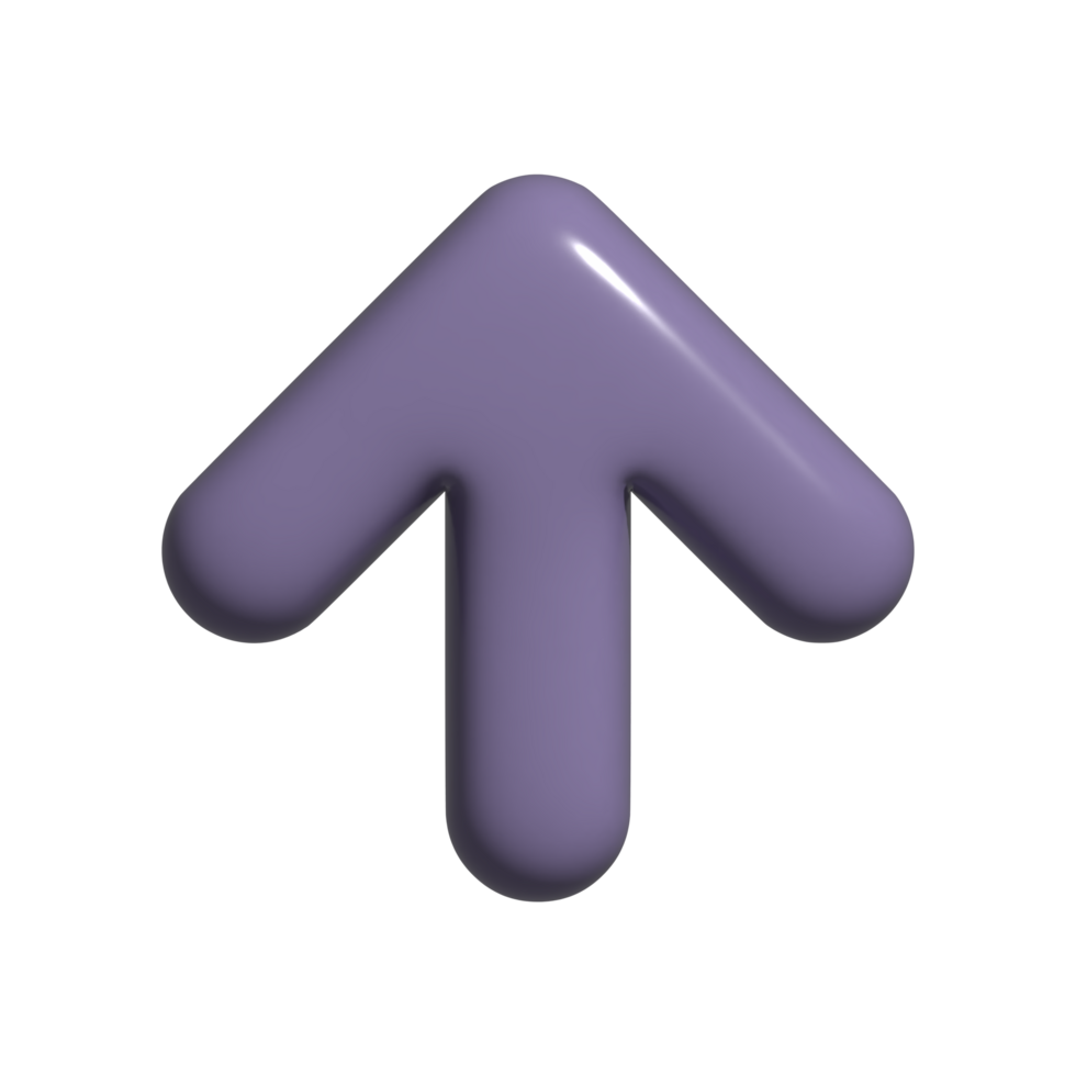 icono de flecha 3d png