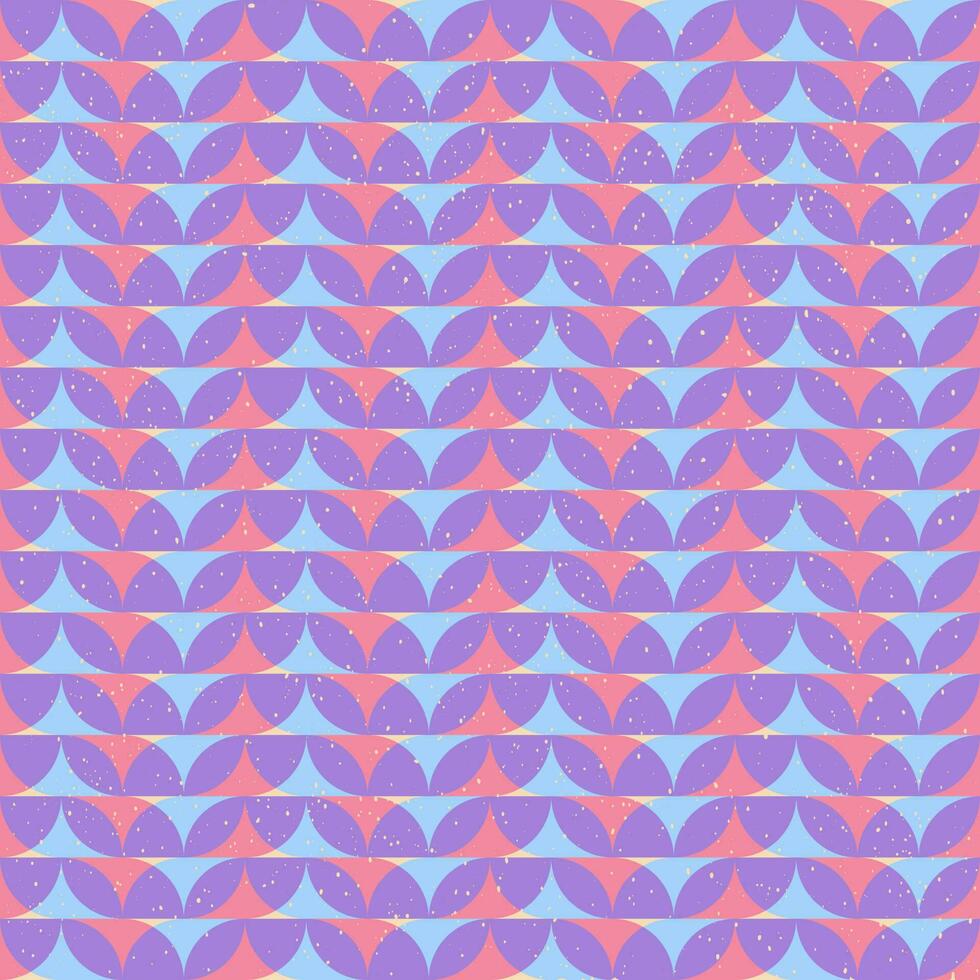 Geometric object  with riso print effect. Vector. Graphic element  for fabric, textile, clothing, wrapping paper, wallpaper, poster. Graphic element.  Perfect For your own decoration or design vector