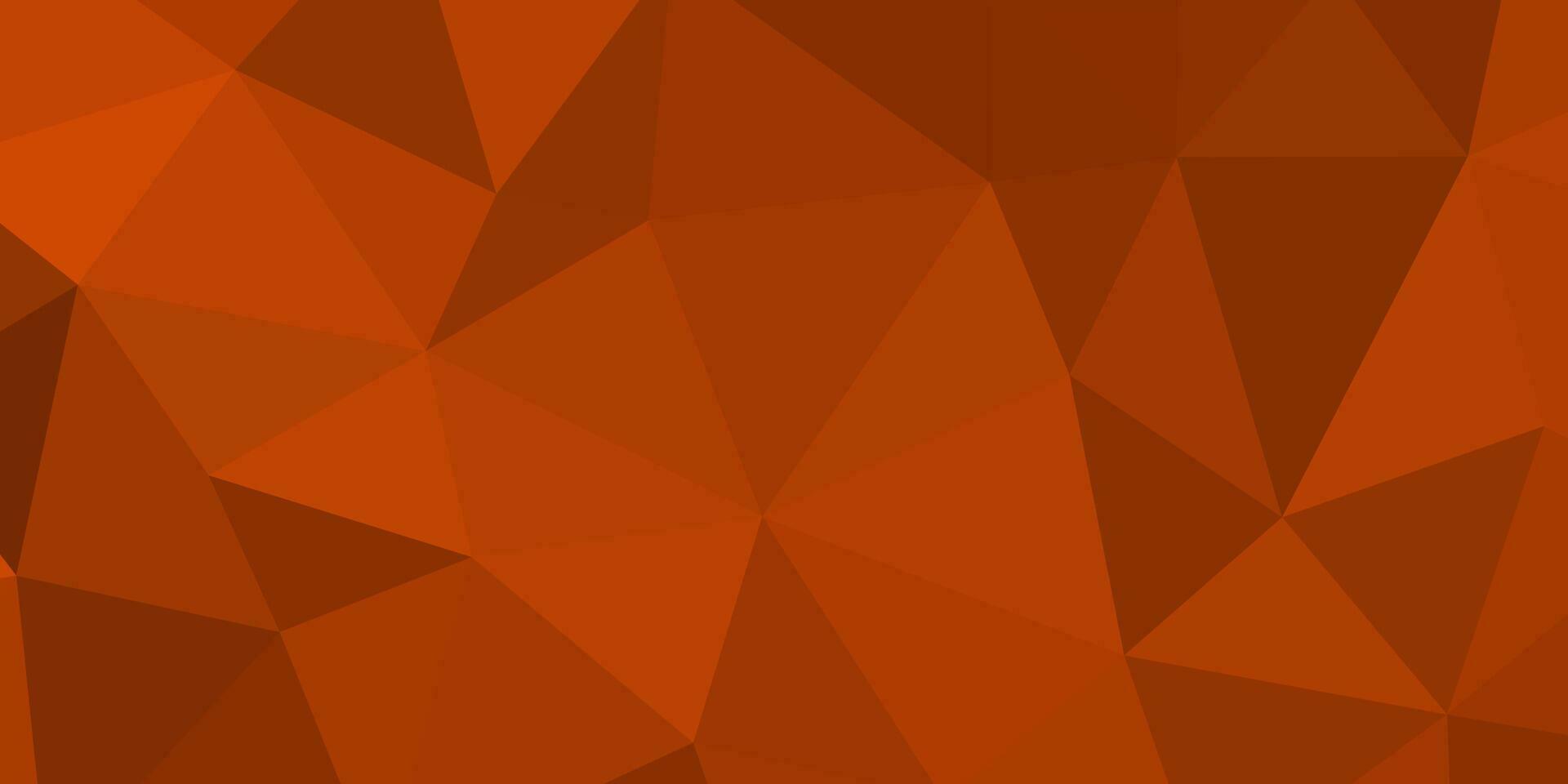 abstract rust brown geometric background with triangles vector