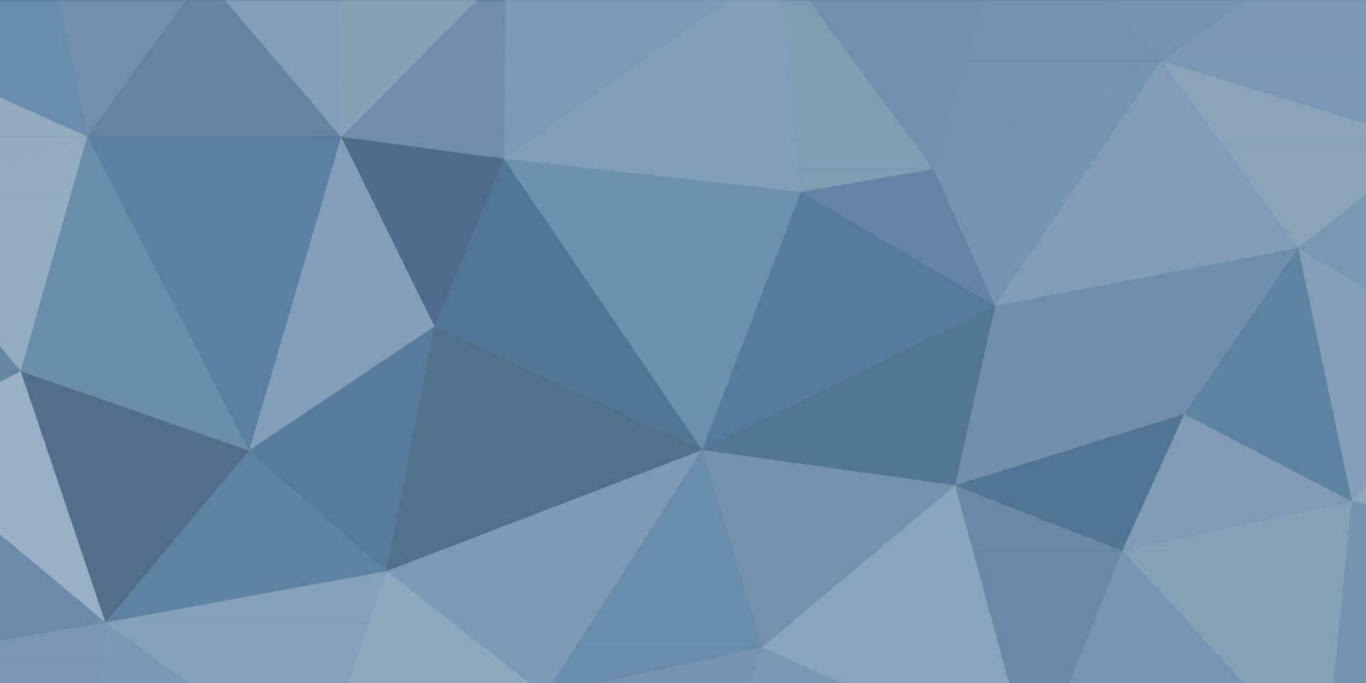 abstract greyish blue geometric background with triangles vector