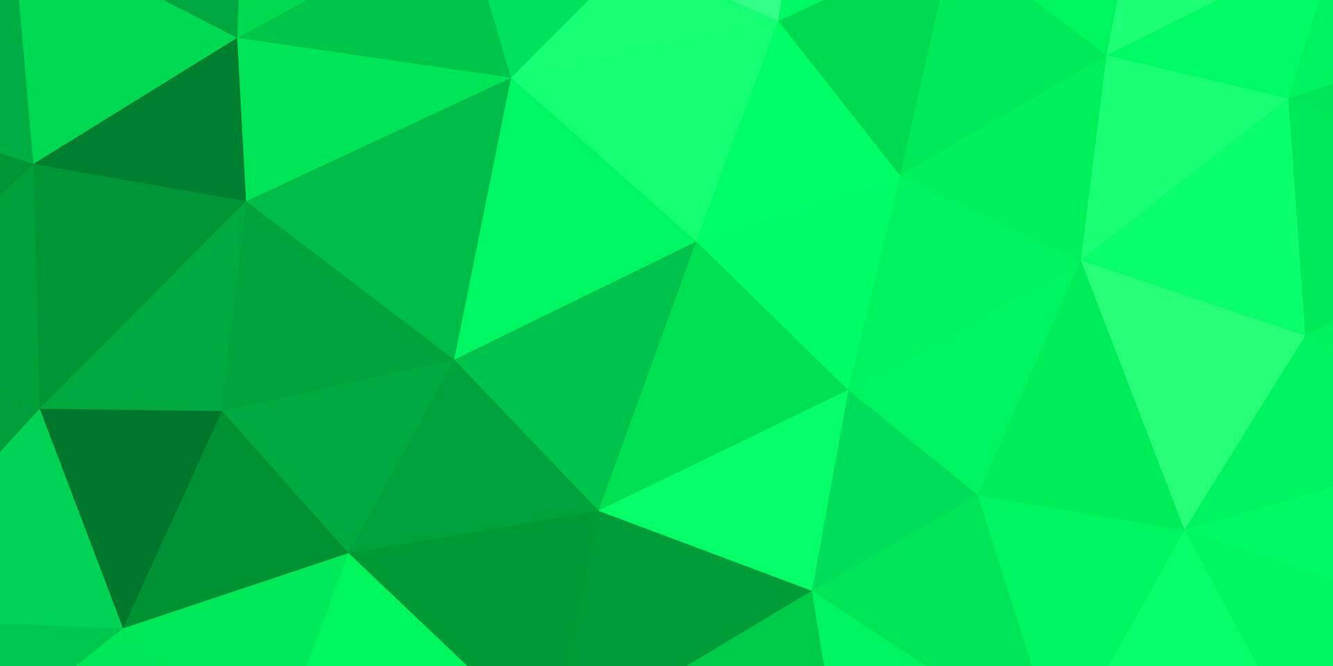 abstract triangles green background. vector illustration.