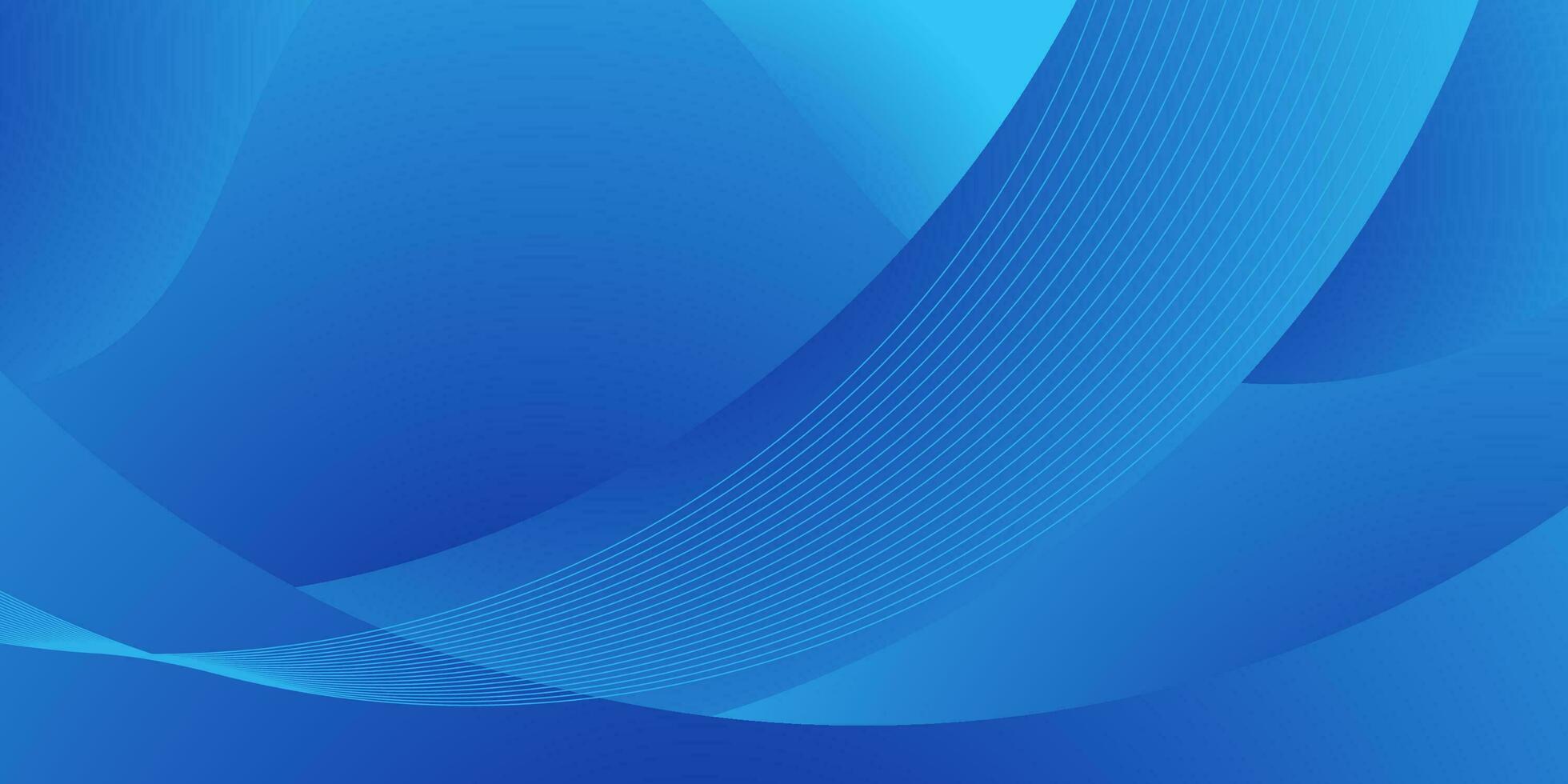 abstract blue wave gradient background for business presentation vector