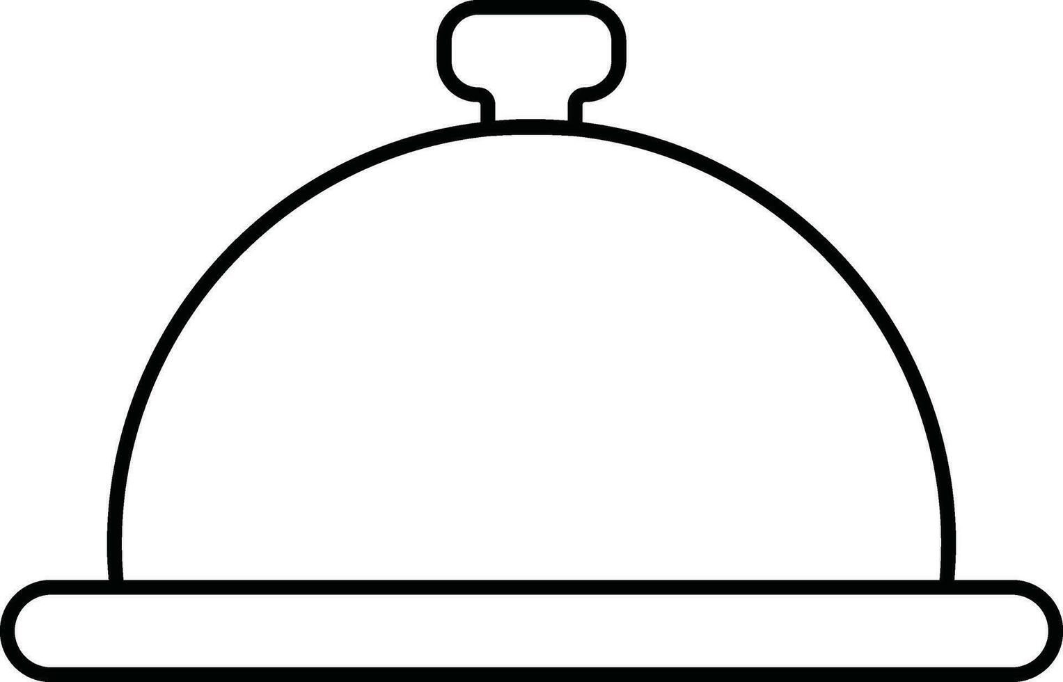 Food Delivery Icon In line Art vector