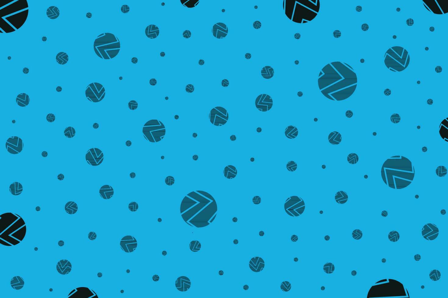 BLUE RANDOM CIRCLE PATTERN ART DESIGN vector