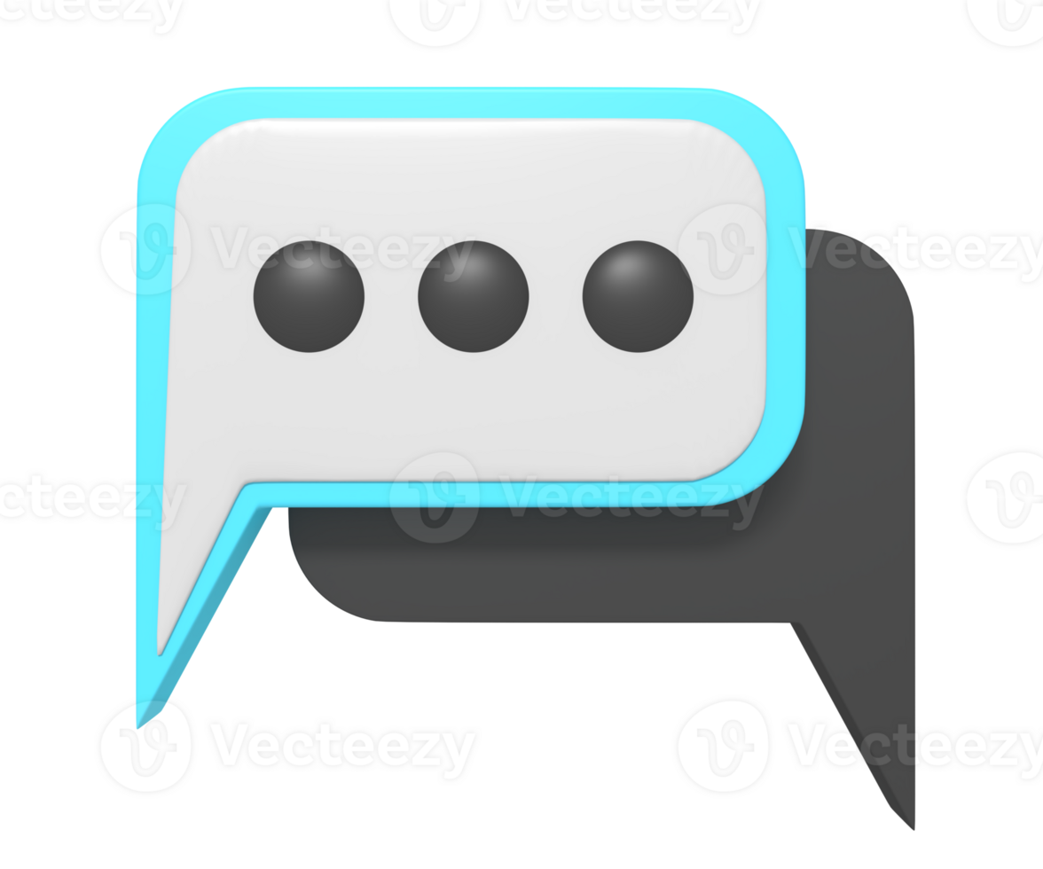 Chatting bubble answer png