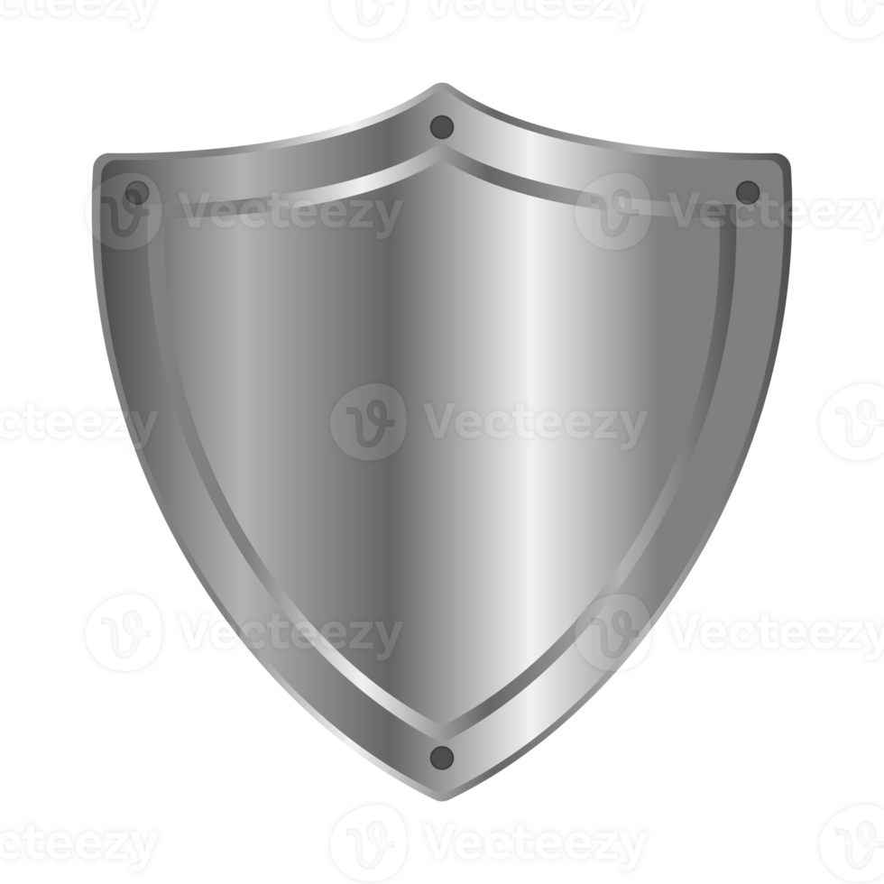 3d metal shield icon png