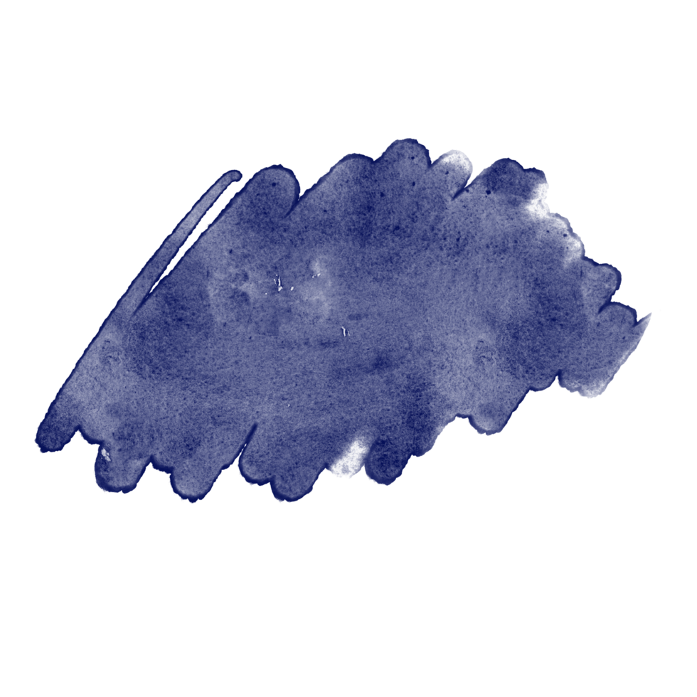 rechthoek borstel beroertes waterverf blauw png
