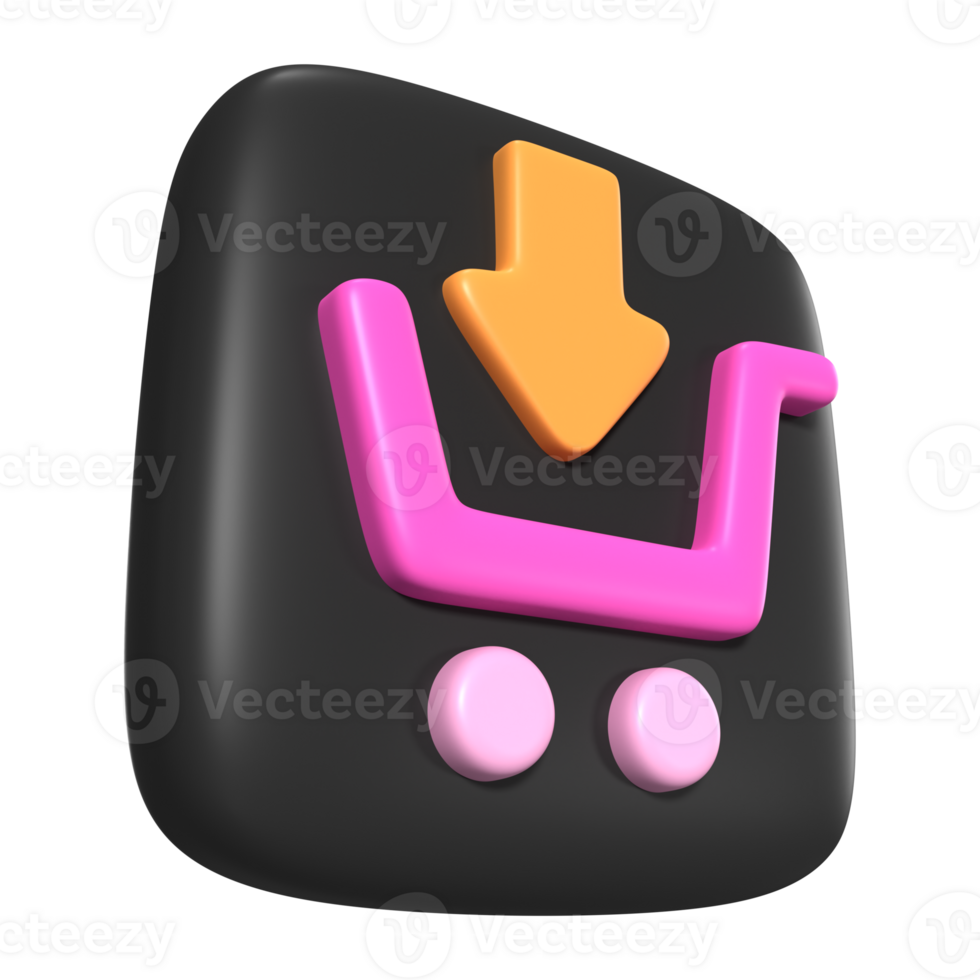 Buy Button 3D Illustration Icon png