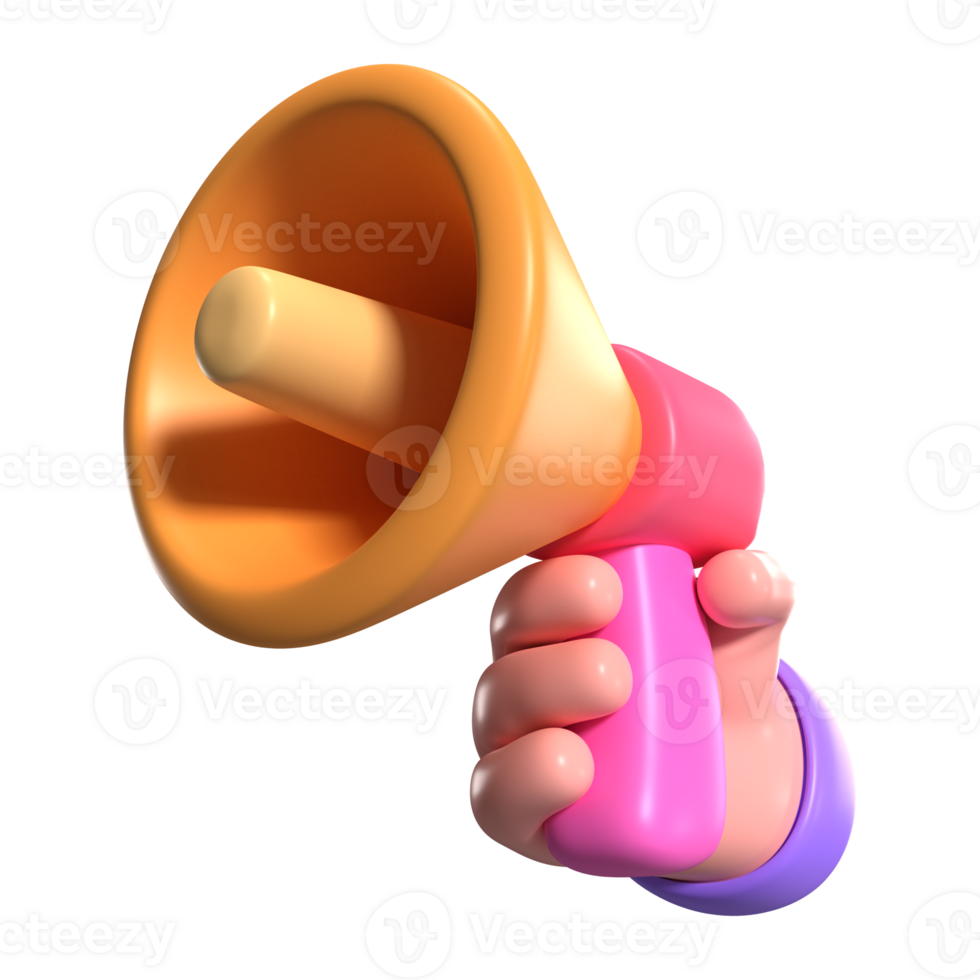 Promotion Speaker 3D Illustration Icon png