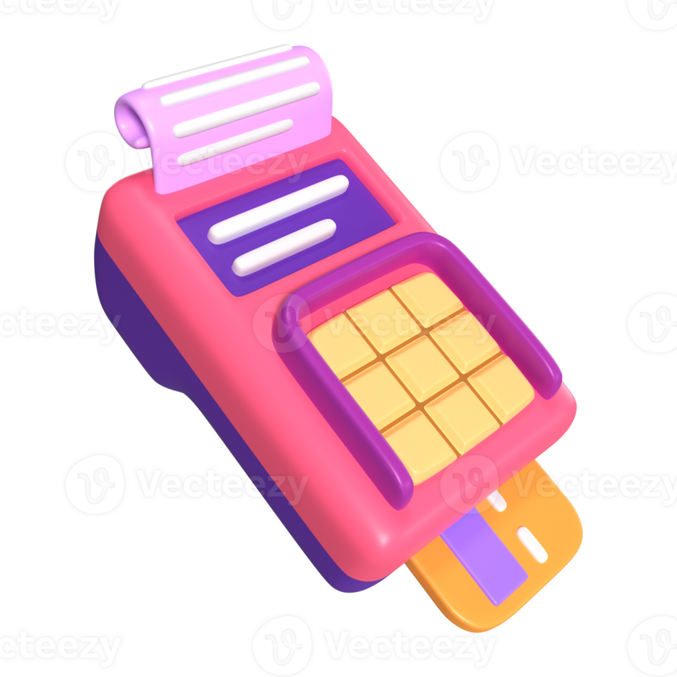 EDC Machine 3D Illustration Icon png