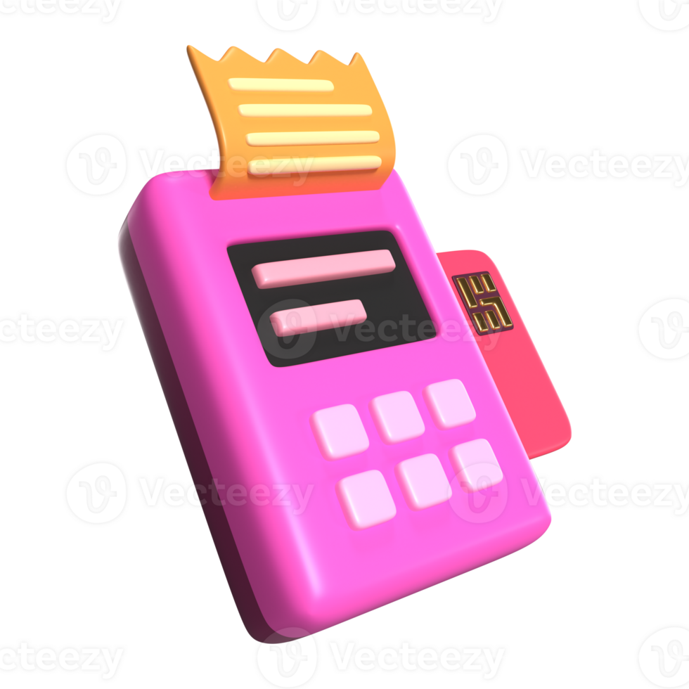 EDC Machine 3D Illustration Icon png