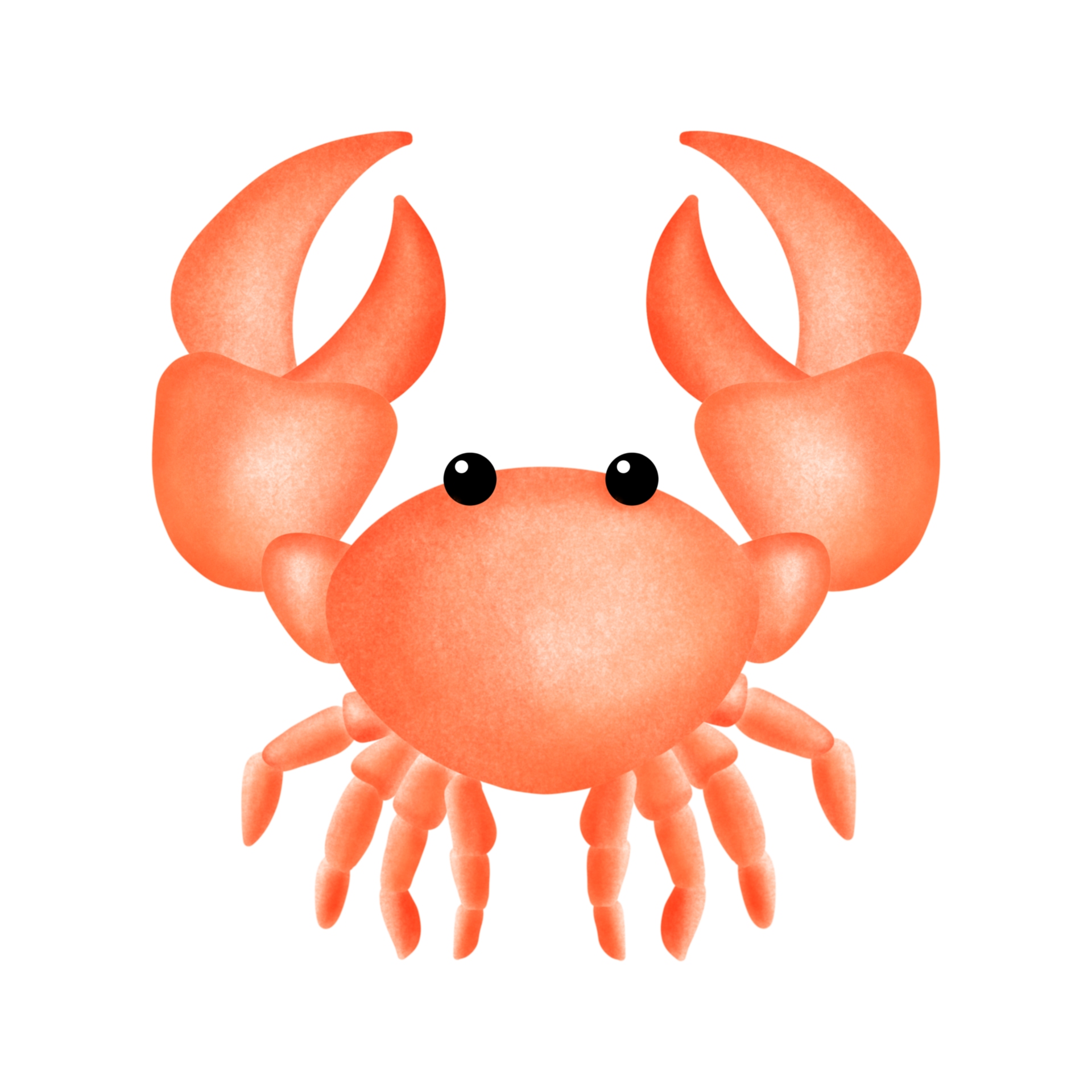 Crab with big claws, Red crab, Seafood. 24679963 PNG