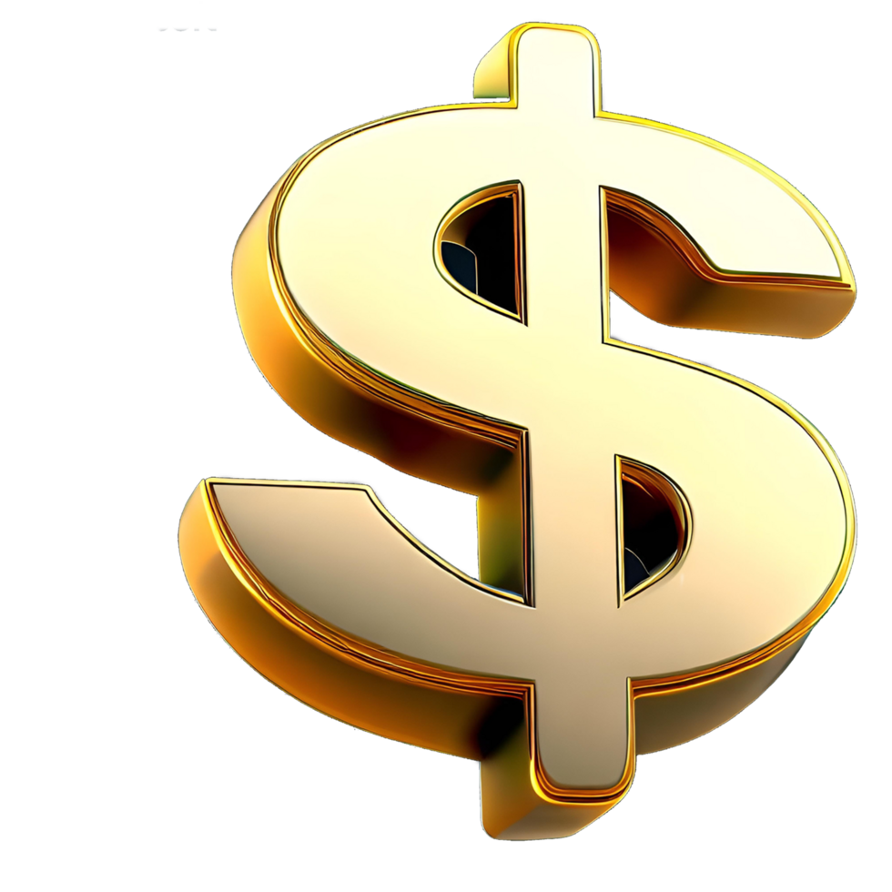 Dollar Symbole zum Netz und drucken png