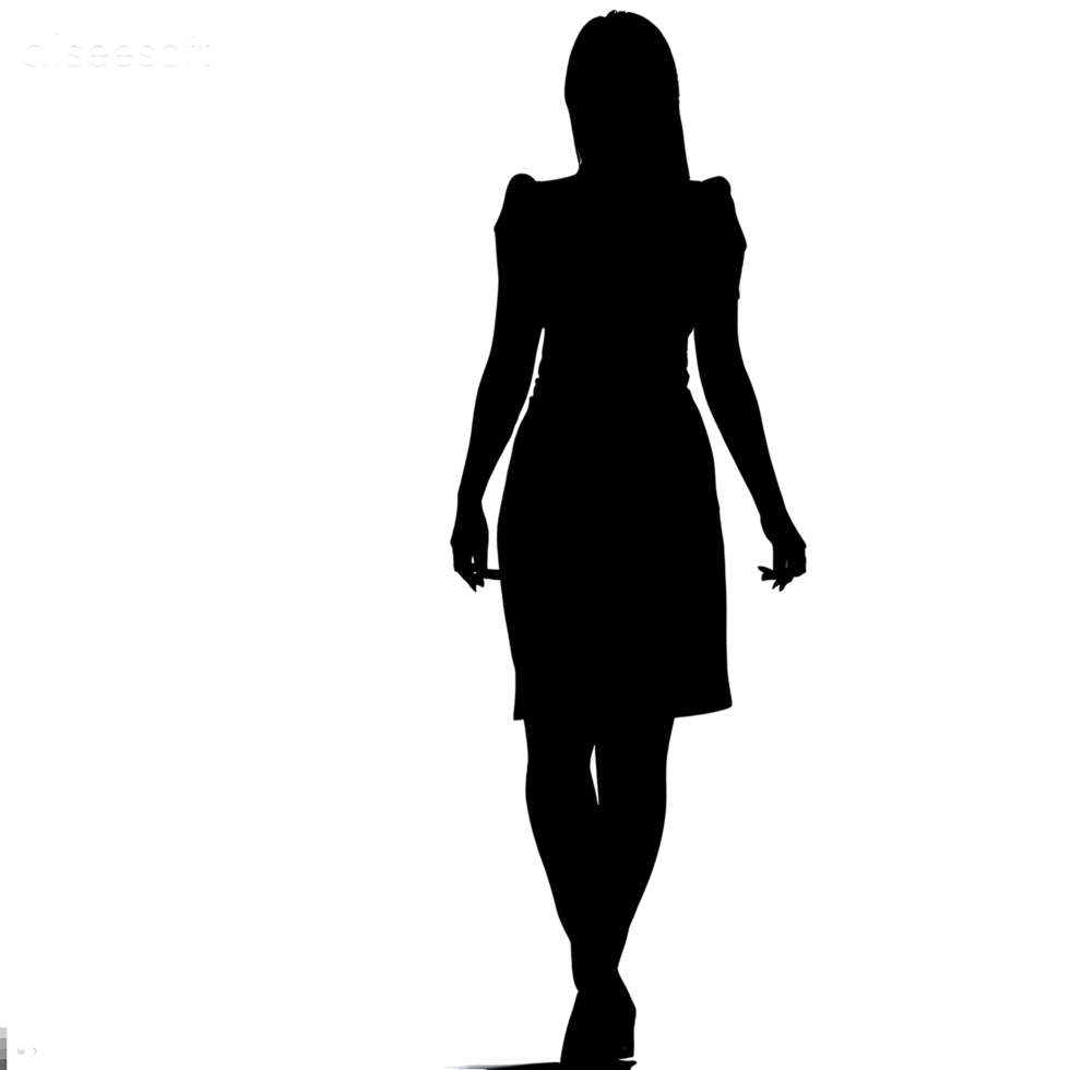 vrouw silhouet PNG