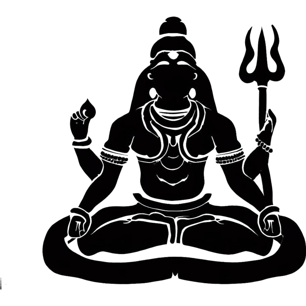 bênçãos do Shiva, a hindu Deus ai gerado png