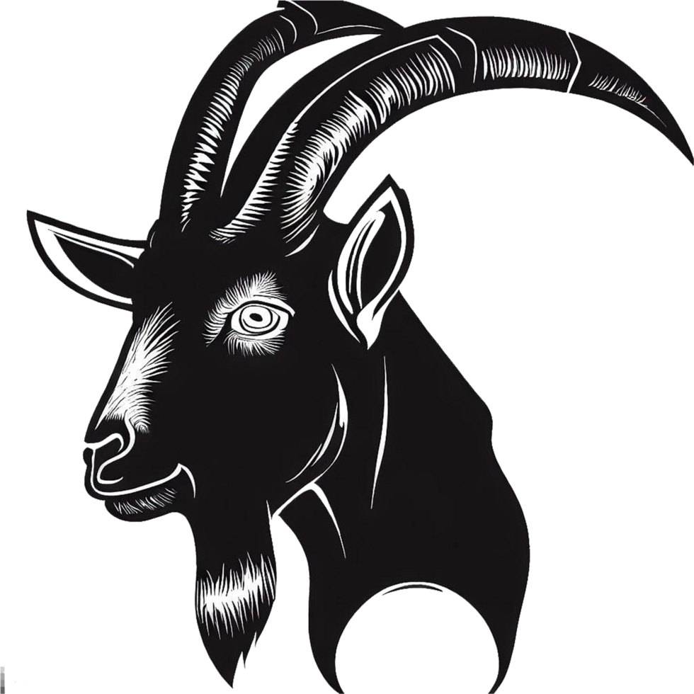 Goat Head T-Shirt Design png