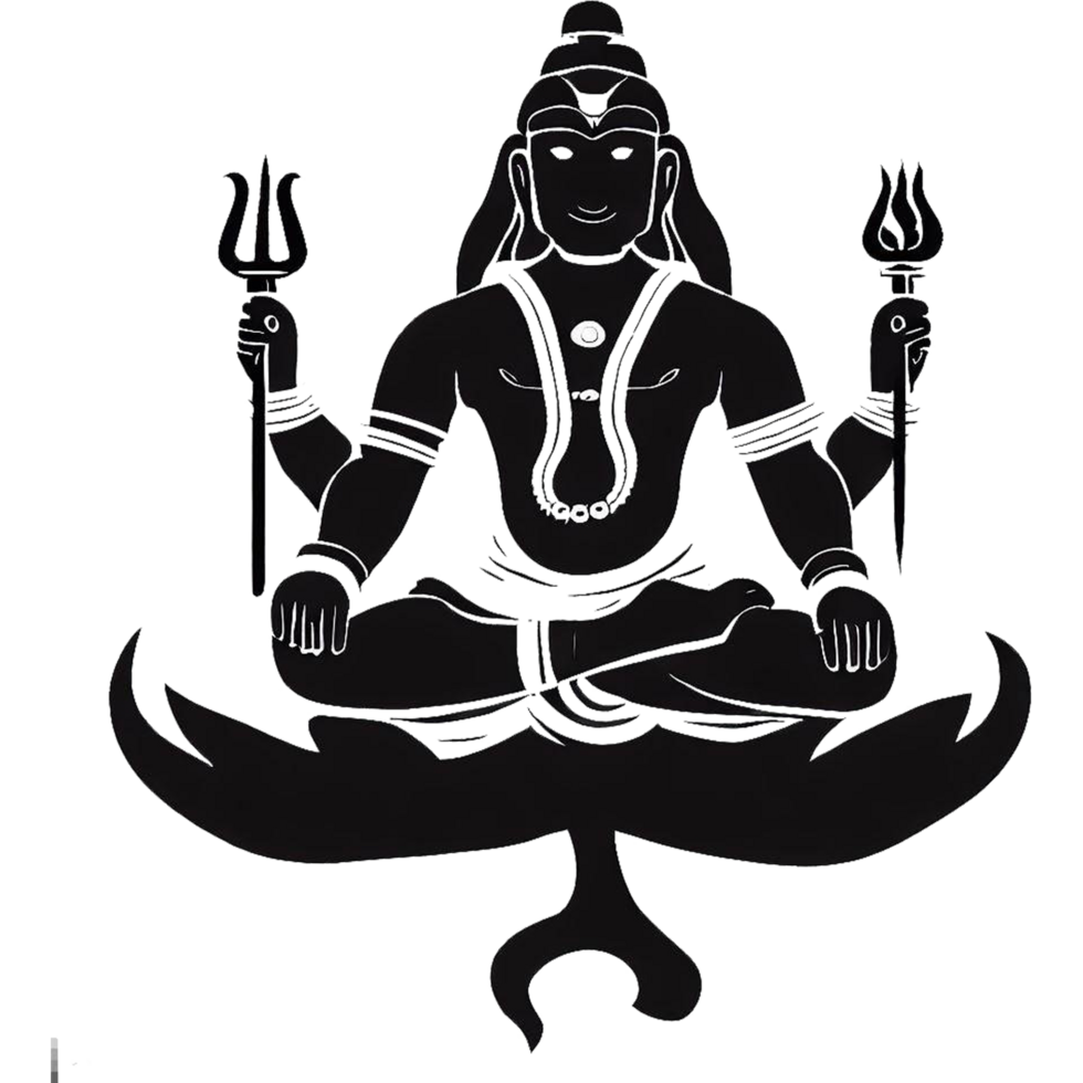 Lord Shiva silhouette png