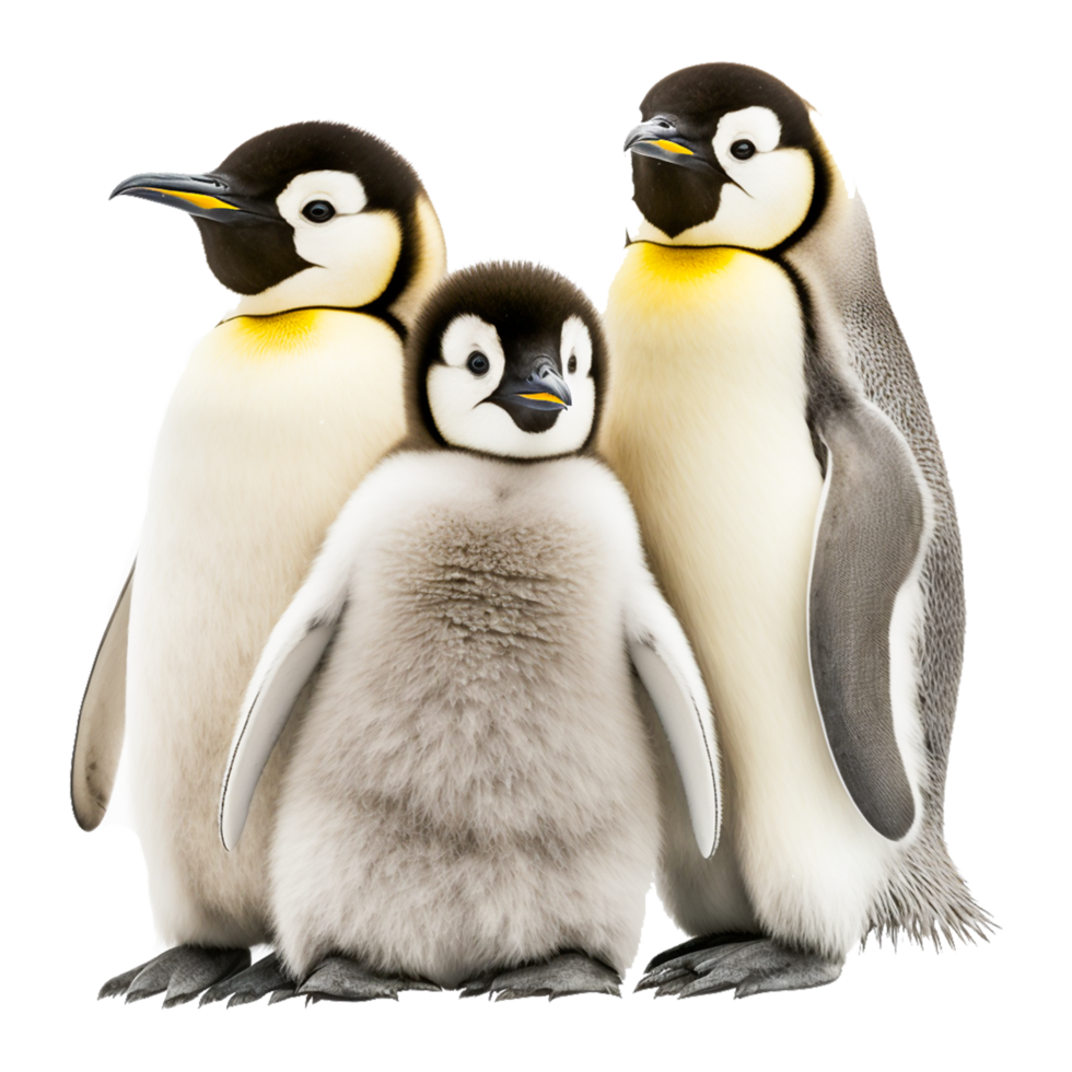 magelhaen pinguïn PNG transparant ai generatief