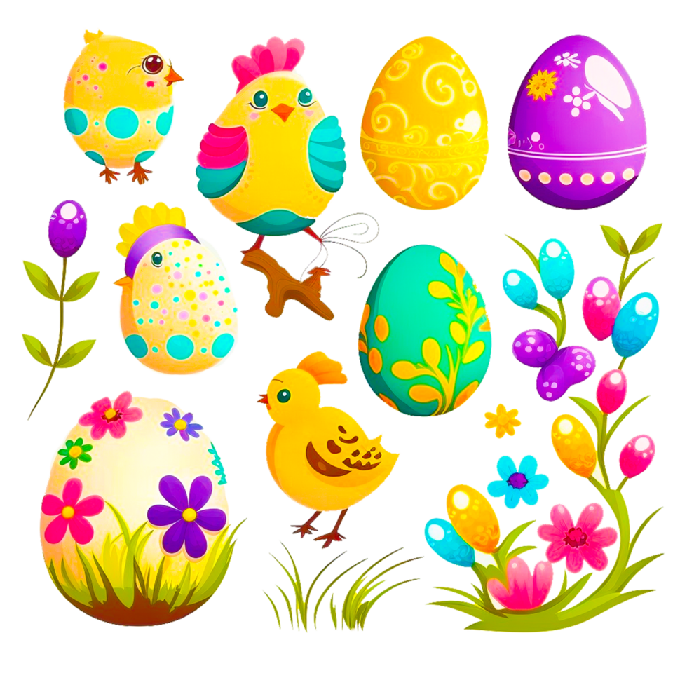 Pascua de Resurrección huevos polluelos agrietado huevo - gratis imagen en pixabay roto Pascua de Resurrección huevo png, agrietado huevo png ai generativo