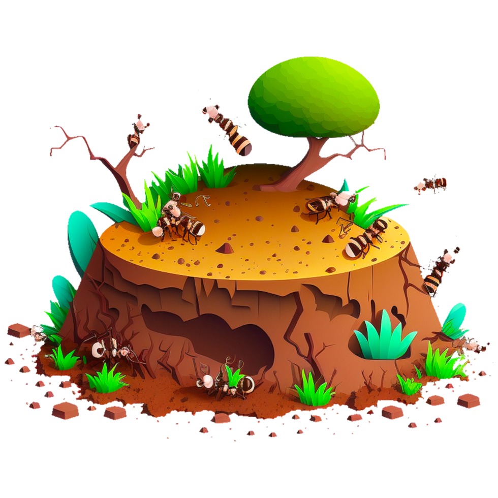 Isolated tree stump Free png