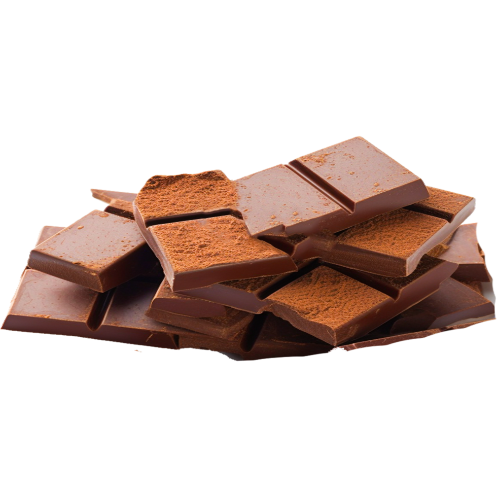Dark chocolate bars isolated 24680994 PNG
