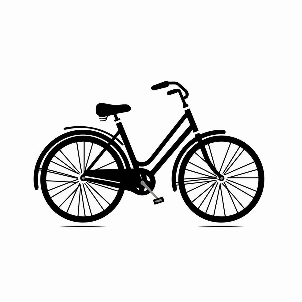 bicicleta icono diseño bicicleta ilustración vehículo dibujos animados vector gráfico