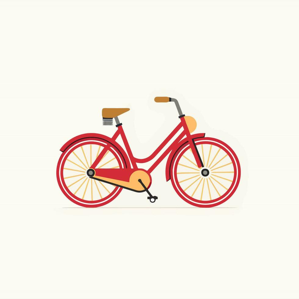 bicicleta icono diseño bicicleta ilustración vehículo dibujos animados vector gráfico