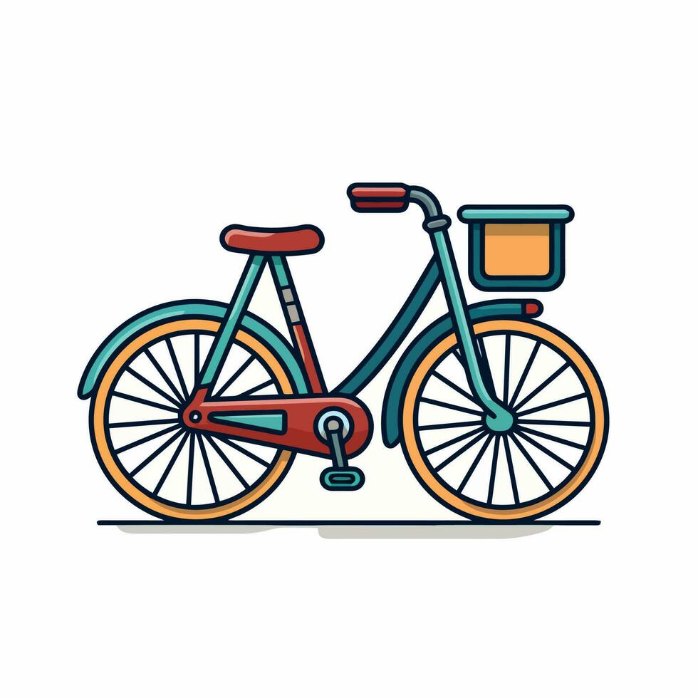 Bike icon design bicycle illustration vehicle cartoon vector graphic